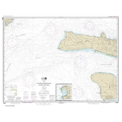 #19351 Channels between Oahu Molokai & Lanai Kaumalapau Harbor #19351 Channels between Oahu Molokai & Lanai Kaumalapau Harbor