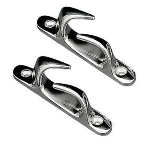 4.5" Chrome-Plated Brass Skene Chock, Pair 4.5" Chrome-Plated Brass Skene Chock, Pair