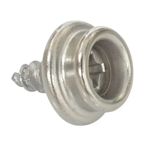 Button Stud with 8 X 5/8" Tapping Screw, 40-Pack Button Stud with 8 X 5/8" Tapping Screw, 40-Pack