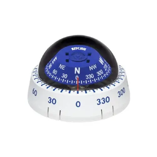 Kayaker Compass White with Blue Card Kayaker Compass White with Blue Card