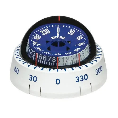 Tactician Sailing Compass White with Blue Card Tactician Sailing Compass White with Blue Card