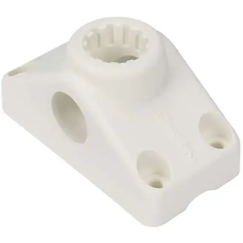 Combination Side or Deck Mount, White Combination Side or Deck Mount, White