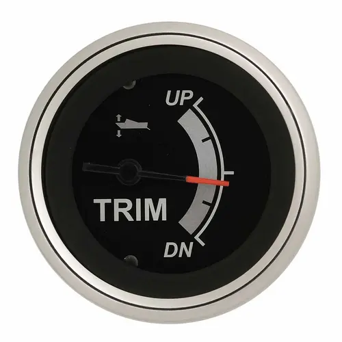 Black Sterling Series Trim Gauge, Evinrude/Johnson, Suzuki 4-Stroke 2002 & Up Black Sterling Series Trim Gauge, Evinrude/Johnson, Suzuki 4-Stroke 2002 & Up