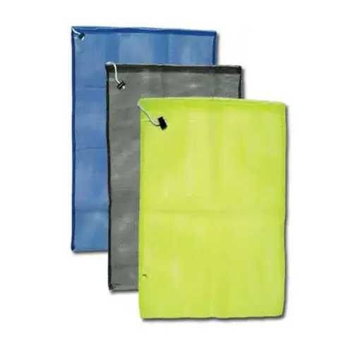 Mesh Drawstring Bag, 15"x 20", Black Mesh Drawstring Bag, 15"x 20", Black