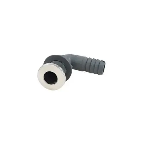90 degree Thru-Hull for 5/8" Hose 90 degree Thru-Hull for 5/8" Hose