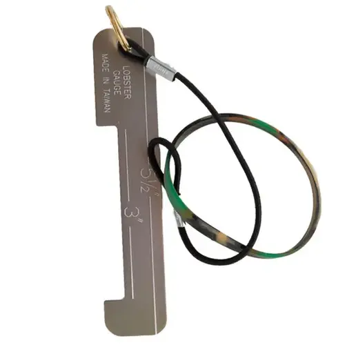 Aluminum Lobster Gauge w/Bungy Wrist Band Aluminum Lobster Gauge w/Bungy Wrist Band