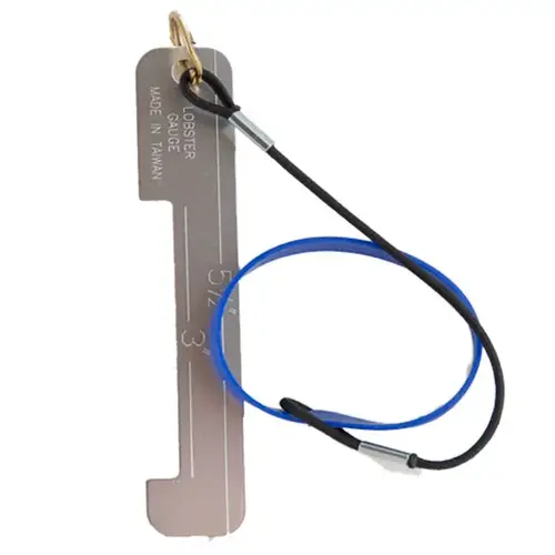 Aluminum Lobster Gauge w/Bungy Wrist Band Aluminum Lobster Gauge w/Bungy Wrist Band
