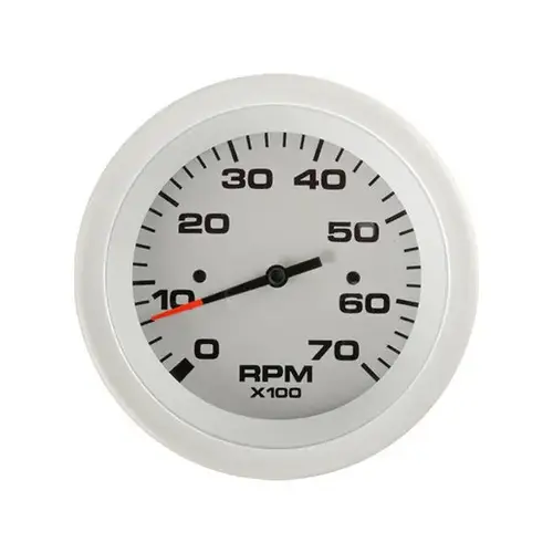 Arctic Series Tachometer, 7000 rpm White Arctic Series Tachometer, 7000 rpm White