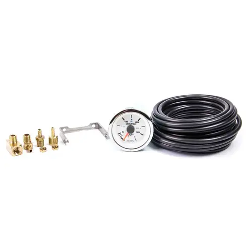 White Premier Pro Series Water Pressure Gauge Kit, Outboard White Premier Pro Series Water Pressure Gauge Kit, Outboard