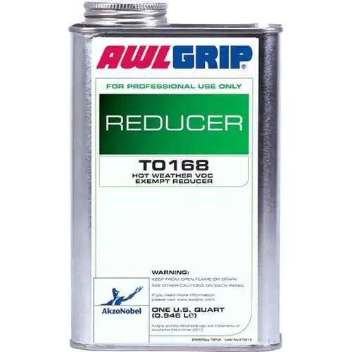 VOC Exempt Hot Weather Reducer for Awlcraft 2000, Quart VOC Exempt Hot Weather Reducer for Awlcraft 2000, Quart