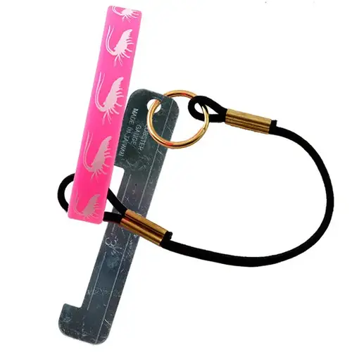 Aluminum Lobster Gauge w/Bungy Wrist Band Aluminum Lobster Gauge w/Bungy Wrist Band