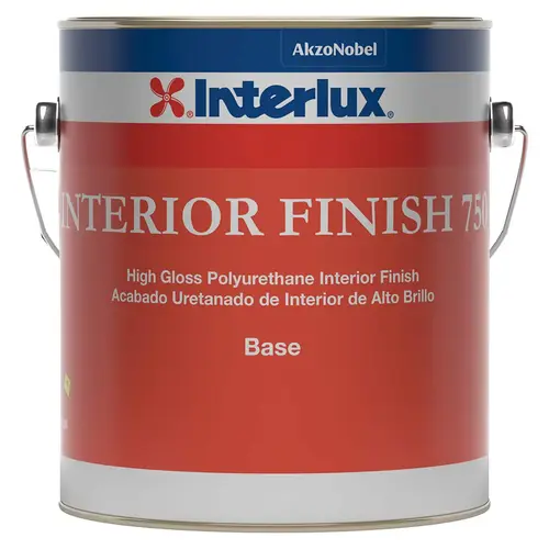 Interior Finish 750 High-Gloss Polyurethane Finish (Base), Gallon White Interior Finish 750 High-Gloss Polyurethane Finish (Base), Gallon White