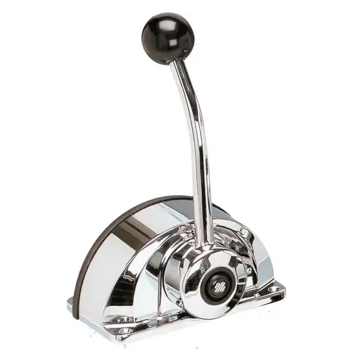 Single Lever Low Profile Top Mount Engine Control, Chrome Single Lever Low Profile Top Mount Engine Control, Chrome