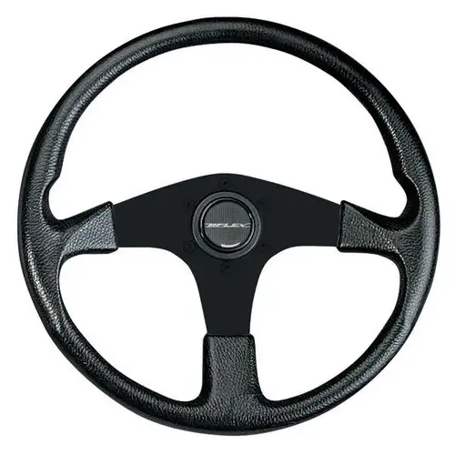 Corse Steering Wheel, Black Grip/Black Spokes Corse Steering Wheel, Black Grip/Black Spokes