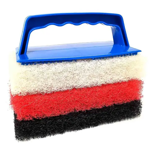 Scrub Pad Kit with Handle Scrub Pad Kit with Handle