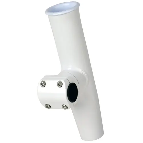 Aluminum Adjustable Rod Holder, Fits 1-1/2" or 1-2/3" Measured Outside Diameter White Aluminum Adjustable Rod Holder, Fits 1-1/2" or 1-2/3" Measured Outside Diameter White
