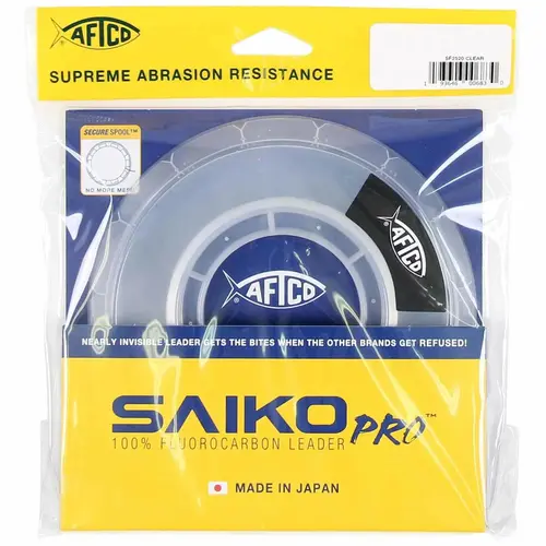 30lb Saiko Pro Fluorocarbon Leader, Clear 30lb Saiko Pro Fluorocarbon Leader, Clear