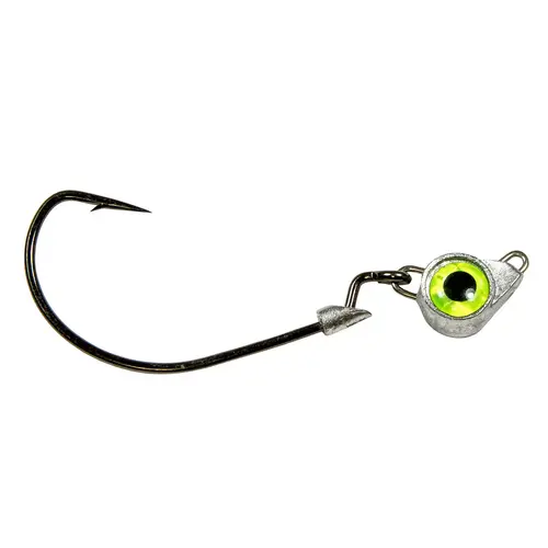 Texas Eye Jigheads, 3-Pack Chartreuse Texas Eye Jigheads, 3-Pack Chartreuse