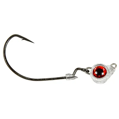 Texas Eye Jigheads, 3-Pack Red Texas Eye Jigheads, 3-Pack Red