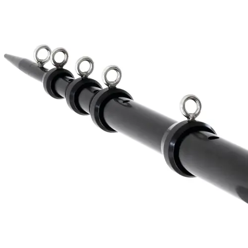 15 ft x 1 1/8" XD Telescoping Aluminum Outriggers Black 15 ft x 1 1/8" XD Telescoping Aluminum Outriggers Black