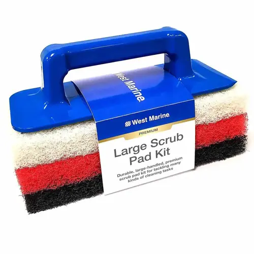 Premium Large Scrub Pad Kit with Handle Premium Large Scrub Pad Kit with Handle
