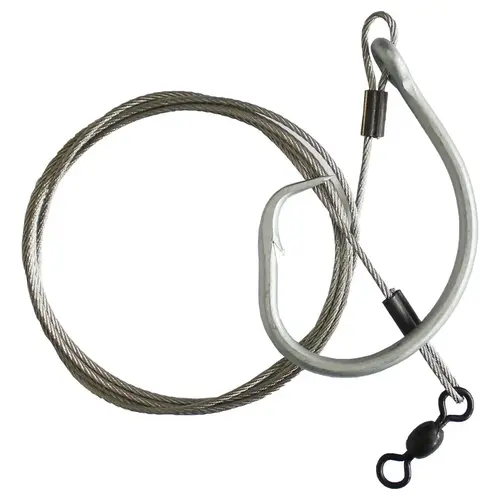 Inline Circle Hook 16/0 Saltwater Rig Natural Inline Circle Hook 16/0 Saltwater Rig Natural