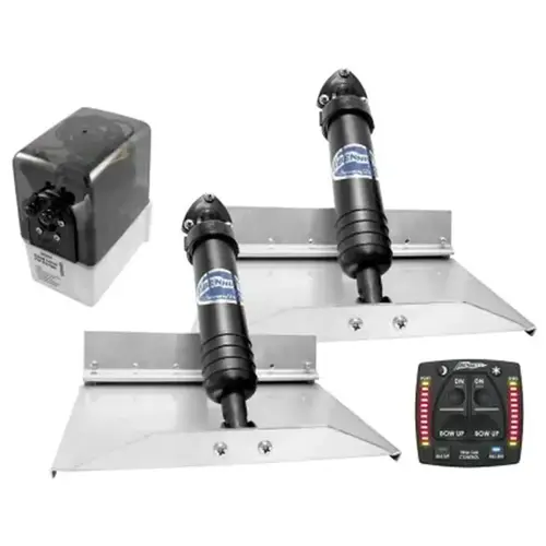 Bennett Marine 12x9 Hydraulic Trim Tab System W/One Box Indication Bennett Marine 12x9 Hydraulic Trim Tab System W/One Box Indication