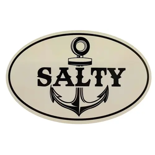 Salty Removable/Restickable Boat Sticker Salty Removable/Restickable Boat Sticker