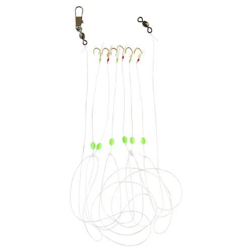 Sabiki #4 Mono Red/Green Saltwater Rig Sabiki #4 Mono Red/Green Saltwater Rig