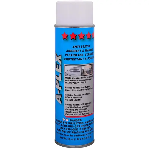 A-Plex Plexiglas, Acrylic & Eisenglass Cleaner & Polish, 19 oz. A-Plex Plexiglas, Acrylic & Eisenglass Cleaner & Polish, 19 oz.