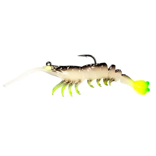 PrawnstarZ Live Shrimp Clone Softbaits, 2-Pack Glow Chartreuse PrawnstarZ Live Shrimp Clone Softbaits, 2-Pack Glow Chartreuse