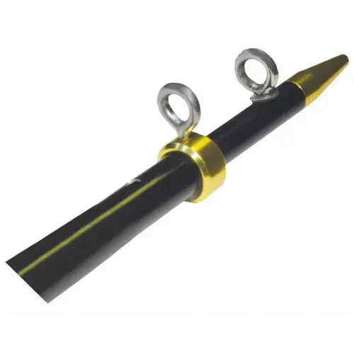 8 ft Aluminum Center Rigger Pole, Black/Gold 8 ft Aluminum Center Rigger Pole, Black/Gold