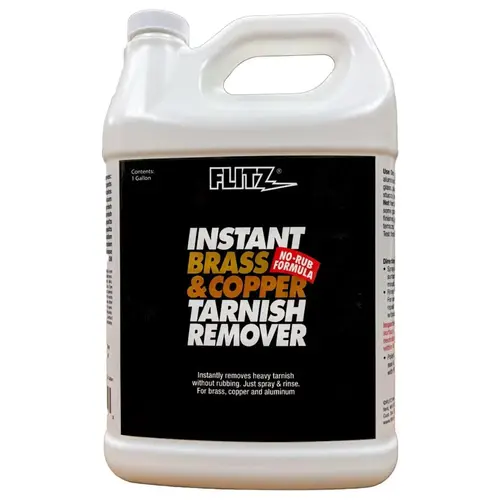 Flitz Instant Brass & Copper Tarnish Remover, Gallon Flitz Instant Brass & Copper Tarnish Remover, Gallon