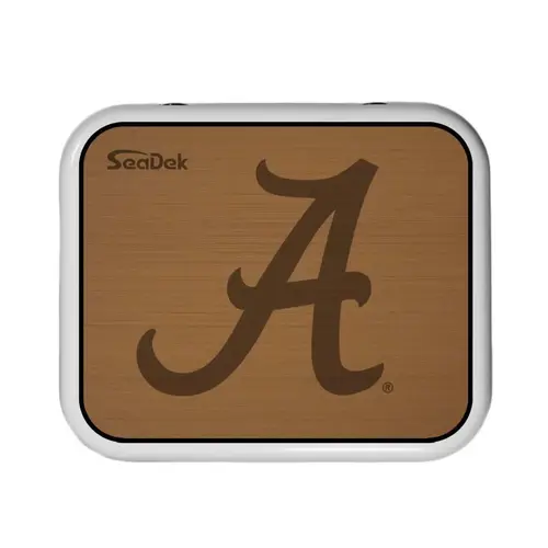 SeaDek Cooler Pad - Collegiate Collection - Fits YETI Roadie 24 - Mocha / Black, University of Alabama SeaDek Cooler Pad - Collegiate Collection - Fits YETI Roadie 24 - Mocha / Black, University of Alabama
