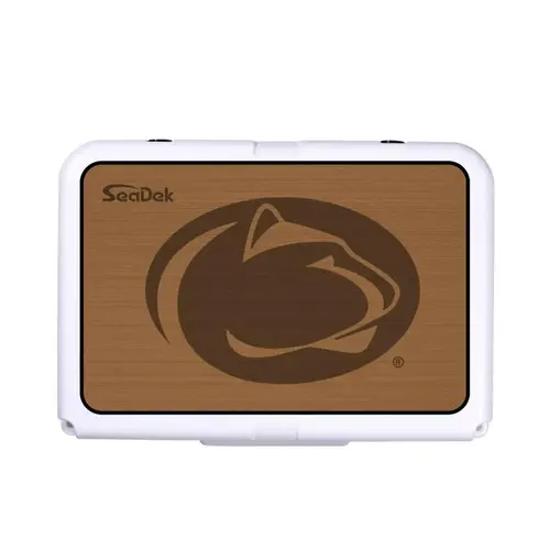 SeaDek Cooler Pad - Collegiate Collection - Fits RTIC 20 - Mocha / Black, Pennsylvania State University SeaDek Cooler Pad - Collegiate Collection - Fits RTIC 20 - Mocha / Black, Pennsylvania State University