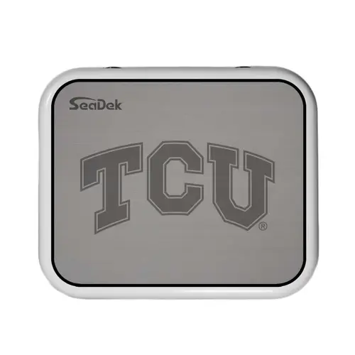 SeaDek Cooler Pad - Collegiate Collection - Fits YETI Roadie 24 - Storm Gray / Black, Texas Christian University SeaDek Cooler Pad - Collegiate Collection - Fits YETI Roadie 24 - Storm Gray / Black, Texas Christian University
