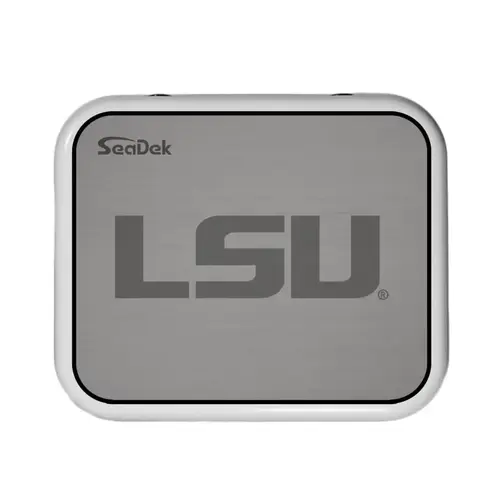 SeaDek Cooler Pad - Collegiate Collection - Fits YETI Roadie 24 - Storm Gray / Black, LSU SeaDek Cooler Pad - Collegiate Collection - Fits YETI Roadie 24 - Storm Gray / Black, LSU
