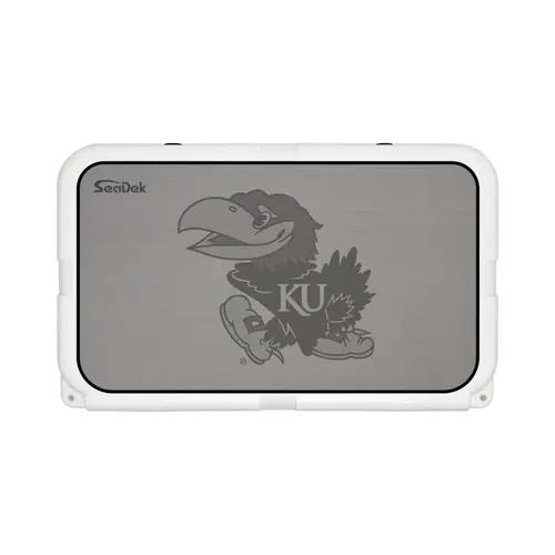 SeaDek Cooler Pad - Collegiate Collection - Fits YETI Tundra 45 - Storm Gray / Black, University of Kansas SeaDek Cooler Pad - Collegiate Collection - Fits YETI Tundra 45 - Storm Gray / Black, University of Kansas