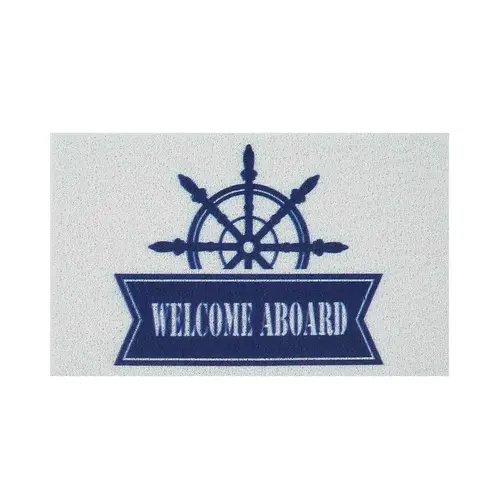 Welcome Aboard Boat Deck Mat, 18" x 30" Welcome Aboard Boat Deck Mat, 18" x 30"