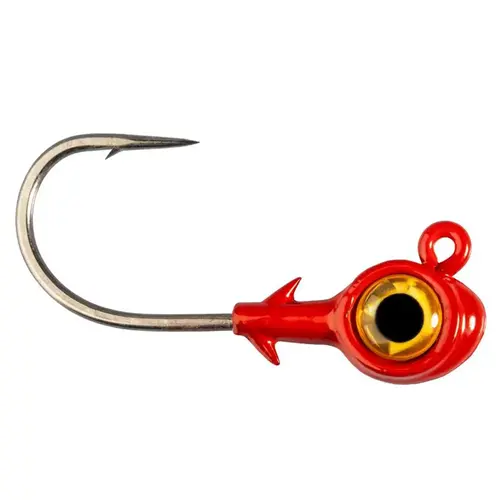 Trout Eye X Jig Heads, 3-Pack Red/Gold Trout Eye X Jig Heads, 3-Pack Red/Gold