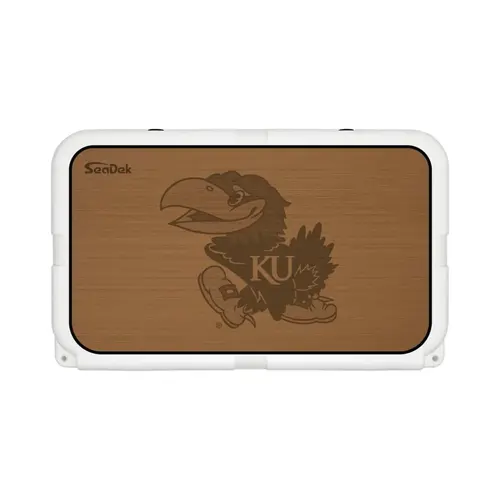 SeaDek Cooler Pad - Collegiate Collection - Fits YETI Tundra 45 - Mocha / Black, University of Kansas SeaDek Cooler Pad - Collegiate Collection - Fits YETI Tundra 45 - Mocha / Black, University of Kansas