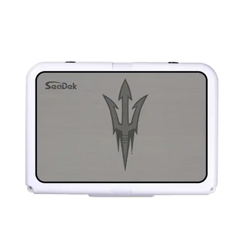 SeaDek Cooler Pad - Collegiate Collection - Fits RTIC 20 - Storm Gray / Black, Arizona State University SeaDek Cooler Pad - Collegiate Collection - Fits RTIC 20 - Storm Gray / Black, Arizona State University