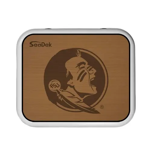 SeaDek Cooler Pad - Collegiate Collection - Fits YETI Roadie 24 - Mocha / Black, Florida State University SeaDek Cooler Pad - Collegiate Collection - Fits YETI Roadie 24 - Mocha / Black, Florida State University