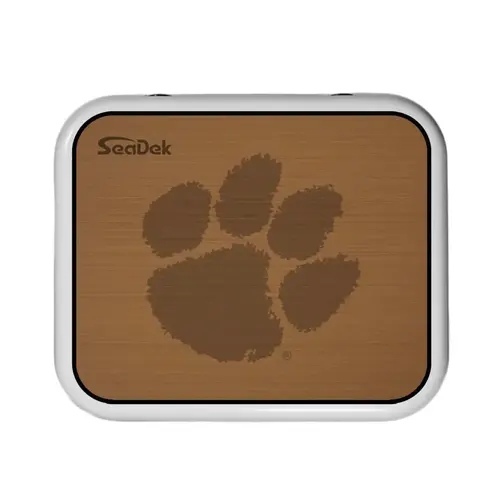 SeaDek Cooler Pad - Collegiate Collection - Fits YETI Roadie 24 - Mocha / Black, Clemson SeaDek Cooler Pad - Collegiate Collection - Fits YETI Roadie 24 - Mocha / Black, Clemson