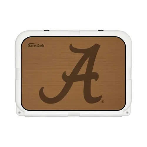 SeaDek Cooler Pad - Collegiate Collection - Fits YETI Tundra 35 - Mocha / Black, University of Alabama SeaDek Cooler Pad - Collegiate Collection - Fits YETI Tundra 35 - Mocha / Black, University of Alabama