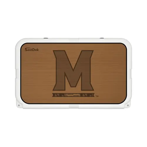 SeaDek Cooler Pad - Collegiate Collection - Fits YETI Tundra 45 - Mocha / Black, University of Maryland SeaDek Cooler Pad - Collegiate Collection - Fits YETI Tundra 45 - Mocha / Black, University of Maryland