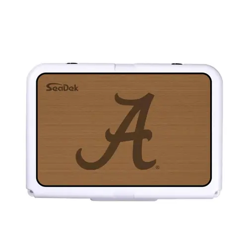 SeaDek Cooler Pad - Collegiate Collection - Fits RTIC 20 - Mocha / Black, University of Alabama SeaDek Cooler Pad - Collegiate Collection - Fits RTIC 20 - Mocha / Black, University of Alabama