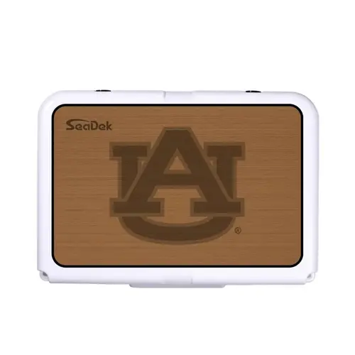 SeaDek Cooler Pad - Collegiate Collection - Fits RTIC 20 - Mocha / Black, Auburn University SeaDek Cooler Pad - Collegiate Collection - Fits RTIC 20 - Mocha / Black, Auburn University