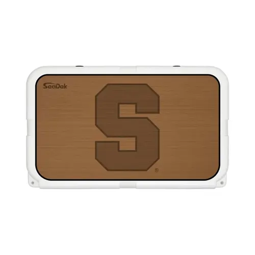 SeaDek Cooler Pad - Collegiate Collection - Fits YETI Tundra 45 - Mocha / Black, University of Syracuse SeaDek Cooler Pad - Collegiate Collection - Fits YETI Tundra 45 - Mocha / Black, University of Syracuse