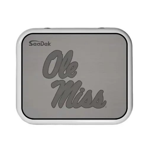 SeaDek Cooler Pad - Collegiate Collection - Fits YETI Roadie 24 - Storm Gray / Black, University of Mississippi SeaDek Cooler Pad - Collegiate Collection - Fits YETI Roadie 24 - Storm Gray / Black, University of Mississippi